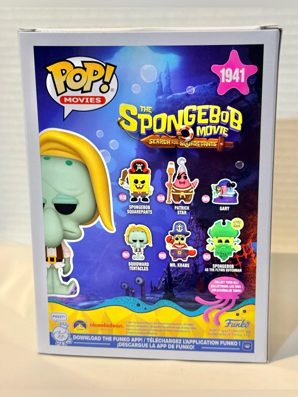 Funko Pop! Movies #1941 The SpongeBob Movie Squidward Tentacles Brand New